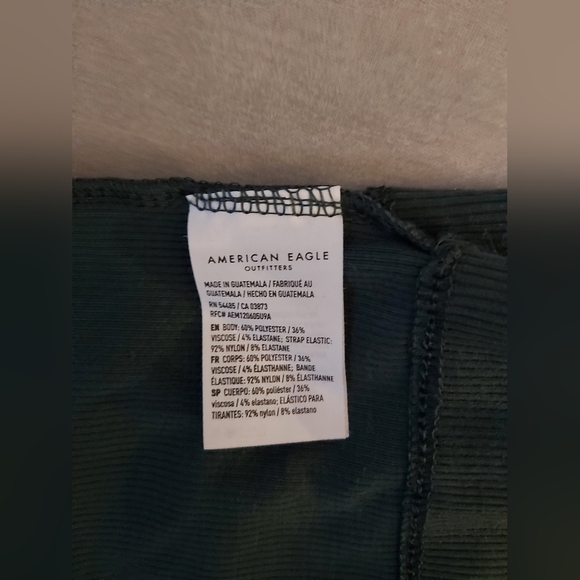 AE Ribbed Cropped Tank - Picture 5 of 6